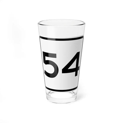 CR 54 jct OH (Ohio) (Road Sign) Pint Glass 16oz 16oz - Go Mug Yourself