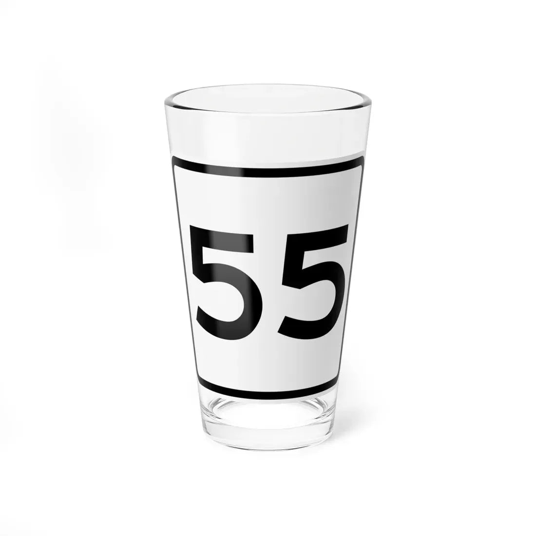 CR 55 jct OH (Ohio) (Road Sign) Pint Glass 16oz 16oz - Go Mug Yourself