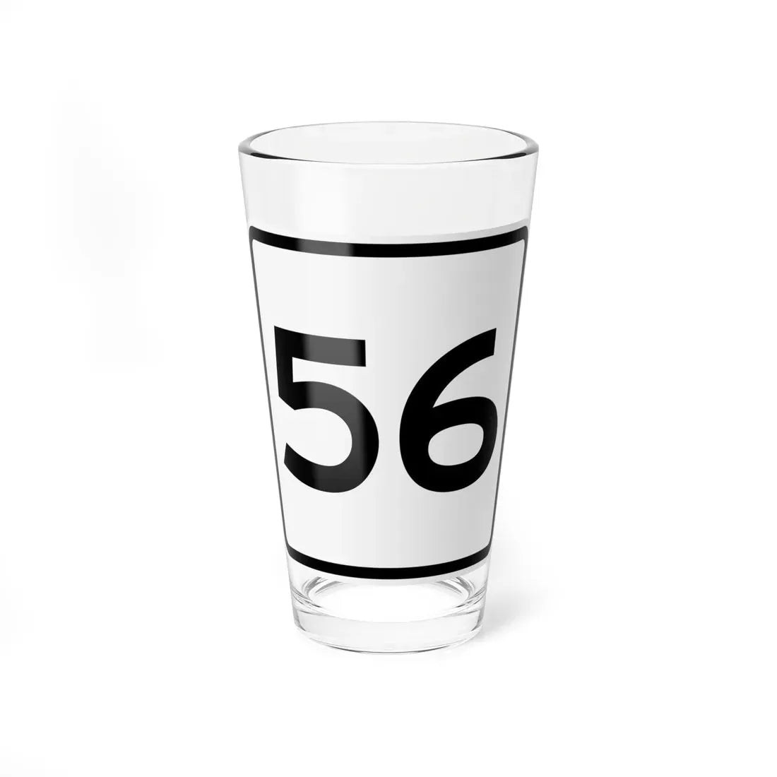 CR 56 jct OH (Ohio) (Road Sign) Pint Glass 16oz 16oz - Go Mug Yourself