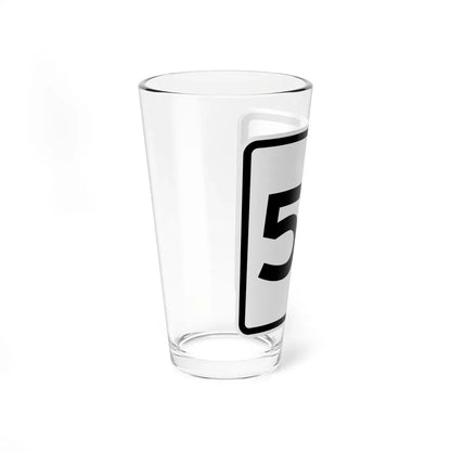 CR 56 jct OH (Ohio) (Road Sign) Pint Glass 16oz - Go Mug Yourself