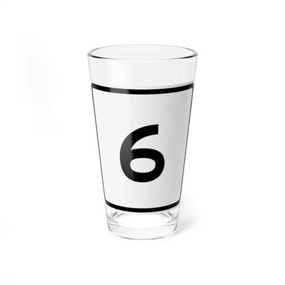 CR 6 jct OH (Ohio) (Road Sign) Pint Glass 16oz 16oz - Go Mug Yourself