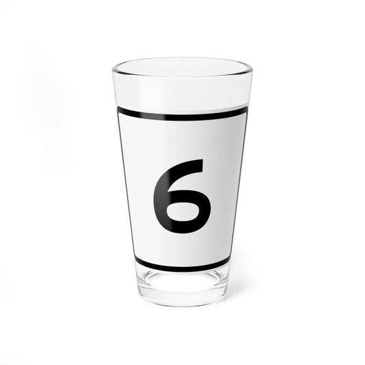 CR 6 jct OH (Ohio) (Road Sign) Pint Glass 16oz 16oz - Go Mug Yourself
