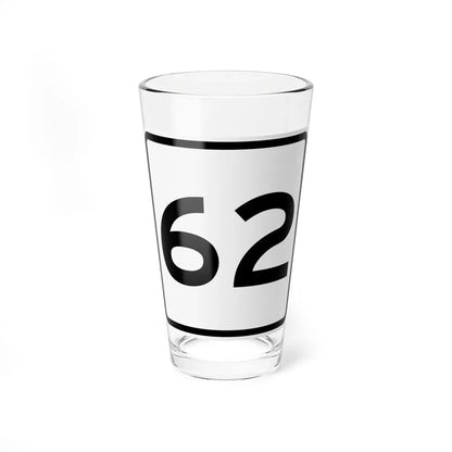 CR 62 jct OH (Ohio) (Road Sign) Pint Glass 16oz 16oz - Go Mug Yourself