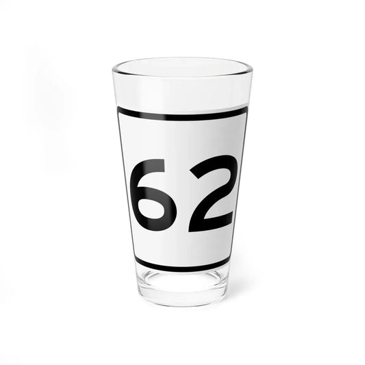 CR 62 jct OH (Ohio) (Road Sign) Pint Glass 16oz 16oz - Go Mug Yourself