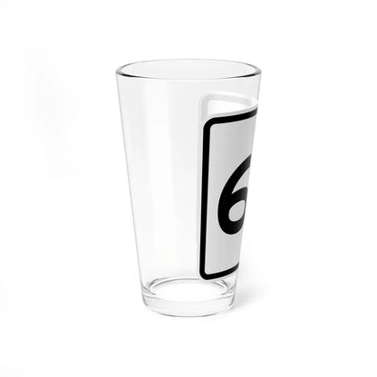 CR 63 jct OH (Ohio) (Road Sign) Pint Glass 16oz - Go Mug Yourself