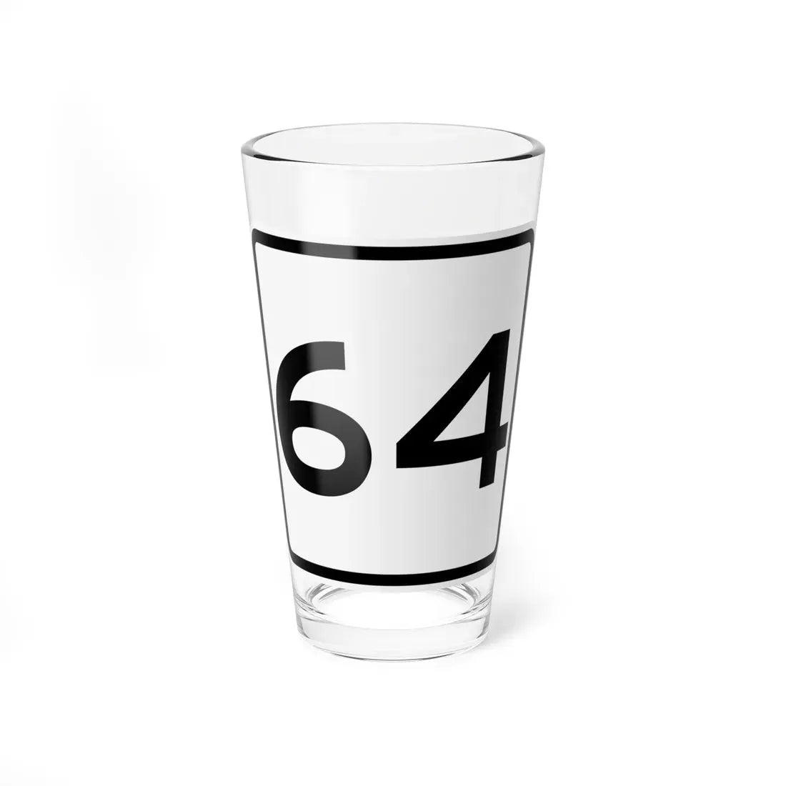 CR 64 jct OH (Ohio) (Road Sign) Pint Glass 16oz 16oz - Go Mug Yourself