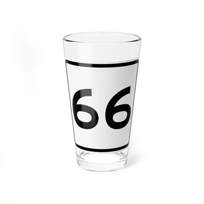 CR 66 jct OH (Ohio) (Road Sign) Pint Glass 16oz 16oz - Go Mug Yourself