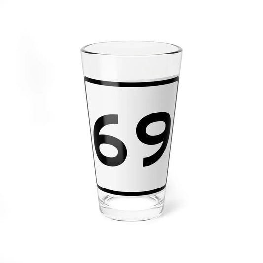 CR 69 jct OH (Ohio) (Road Sign) Pint Glass 16oz 16oz - Go Mug Yourself