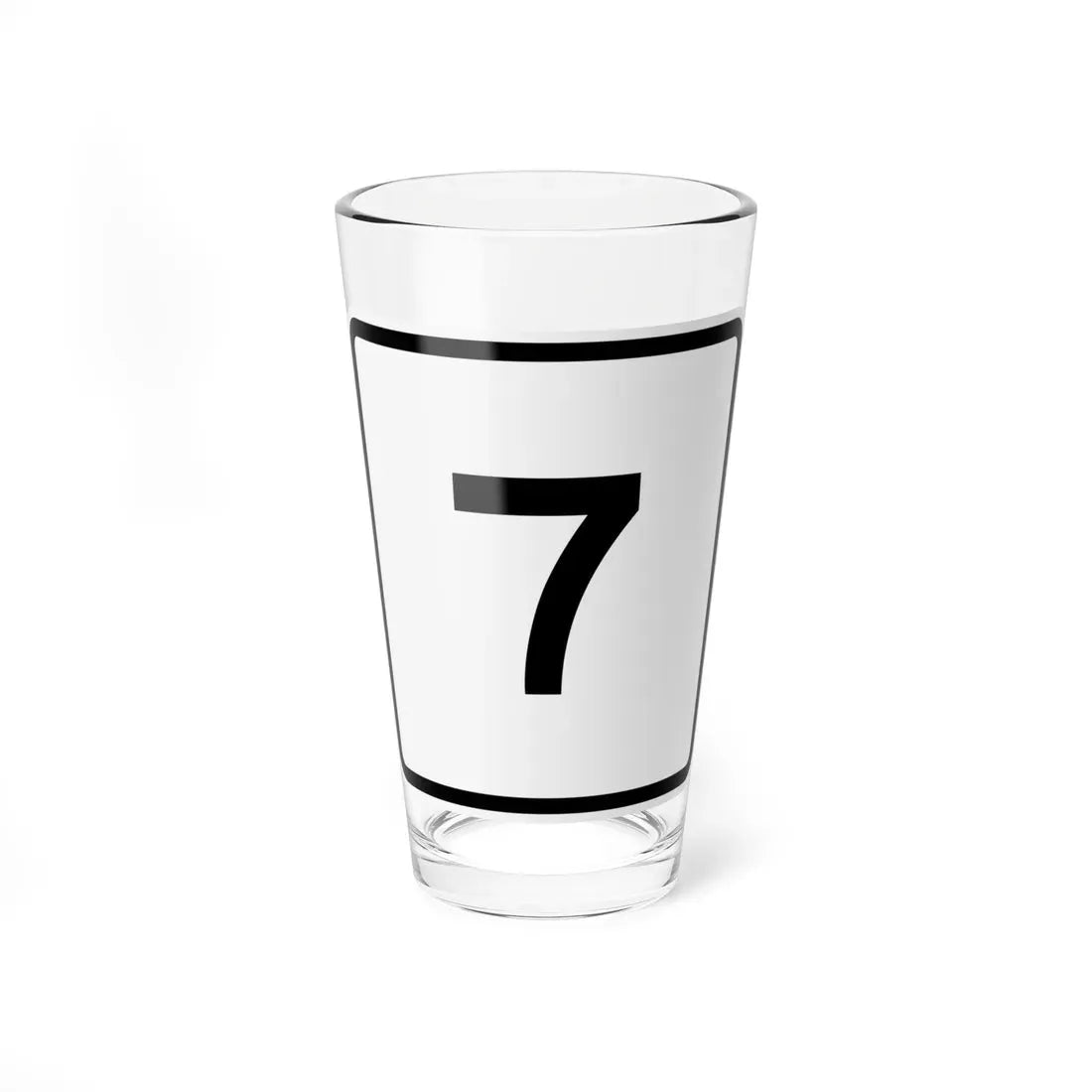 CR 7 jct OH (Ohio) (Road Sign) Pint Glass 16oz 16oz - Go Mug Yourself