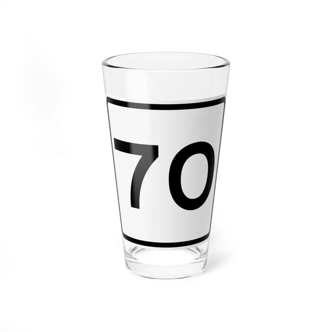 CR 70 jct OH (Ohio) (Road Sign) Pint Glass 16oz 16oz - Go Mug Yourself