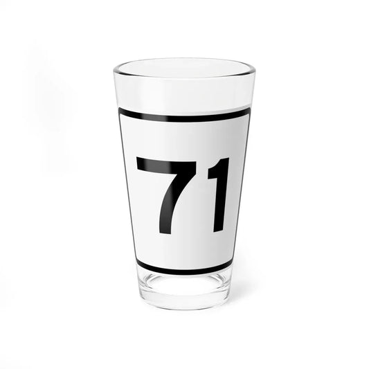 CR 71 jct OH (Ohio) (Road Sign) Pint Glass 16oz 16oz - Go Mug Yourself