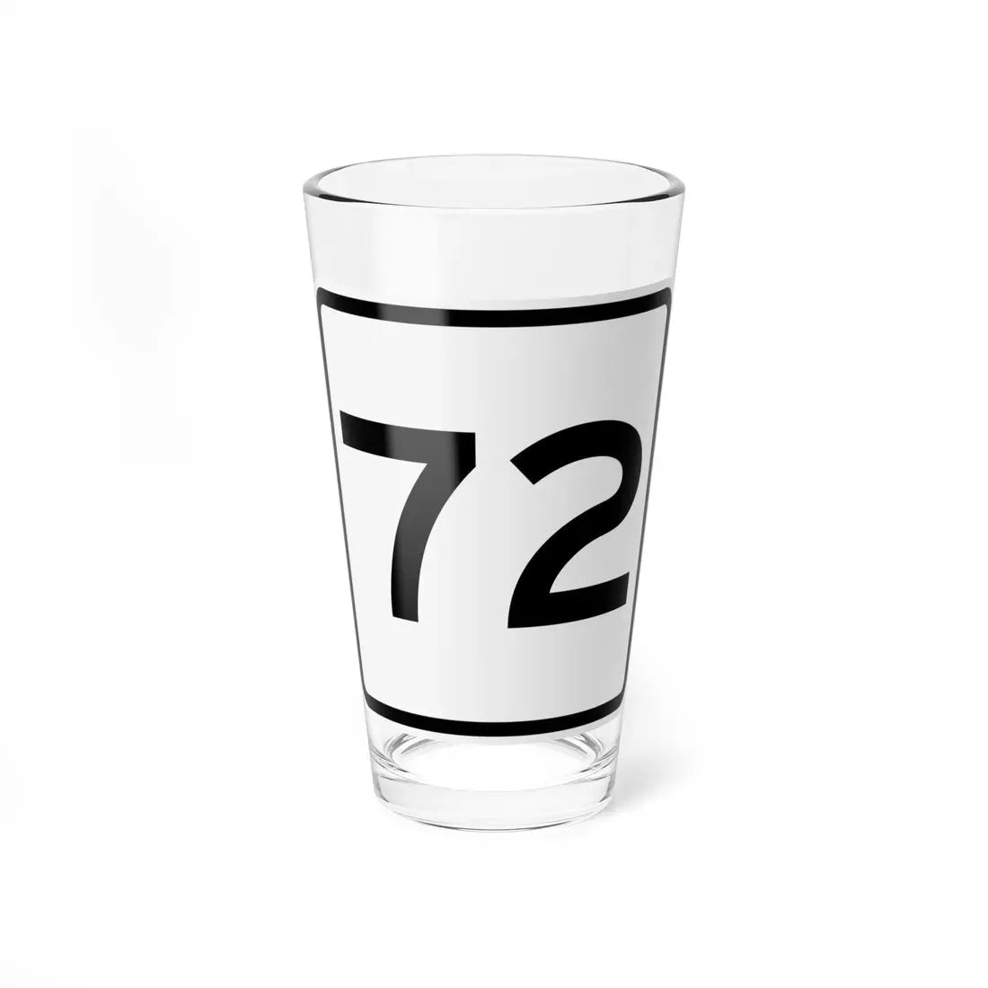 CR 72 jct OH (Ohio) (Road Sign) Pint Glass 16oz 16oz - Go Mug Yourself