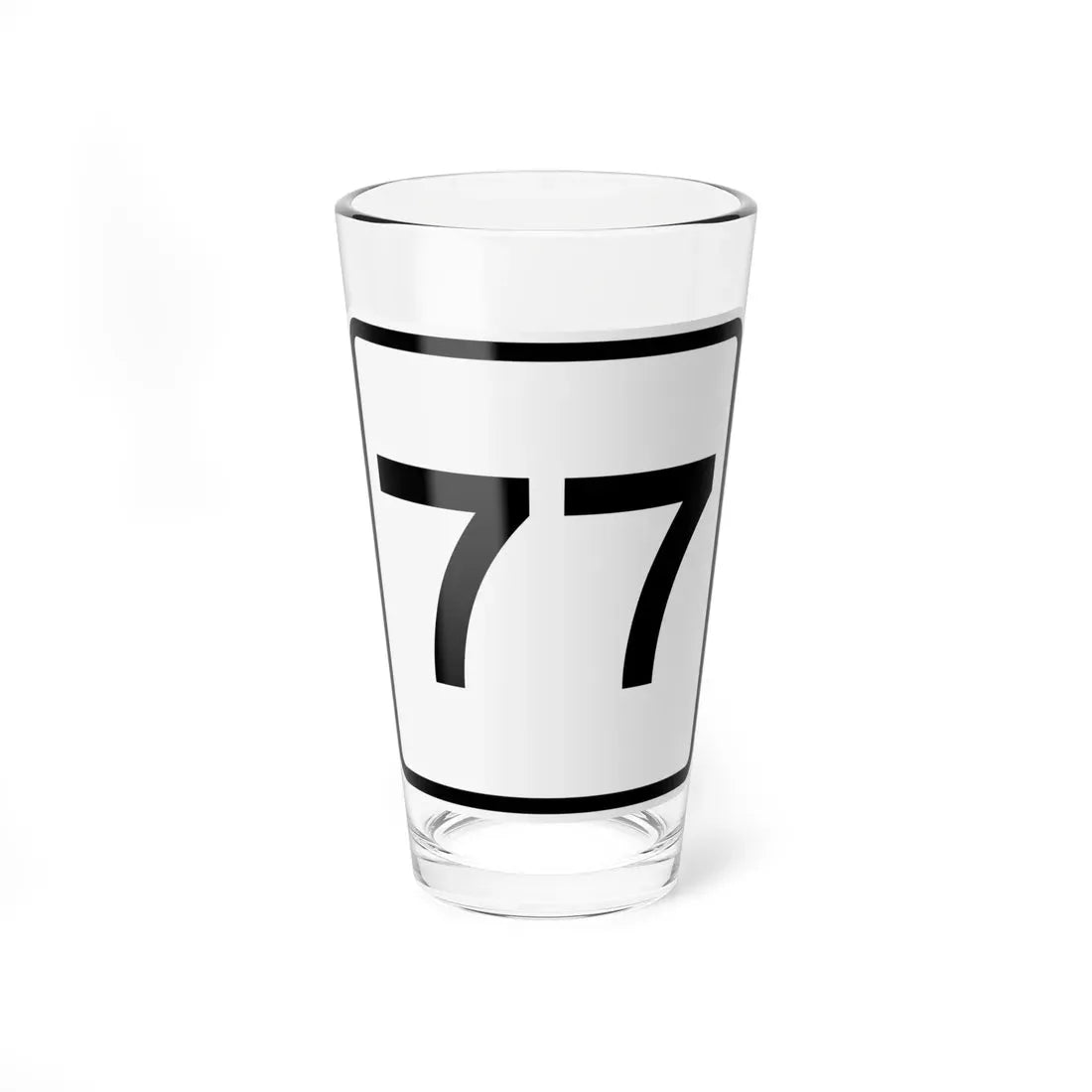CR 77 jct OH (Ohio) (Road Sign) Pint Glass 16oz 16oz - Go Mug Yourself