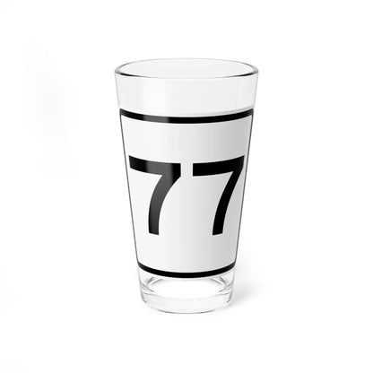 CR 77 jct OH (Ohio) (Road Sign) Pint Glass 16oz 16oz - Go Mug Yourself