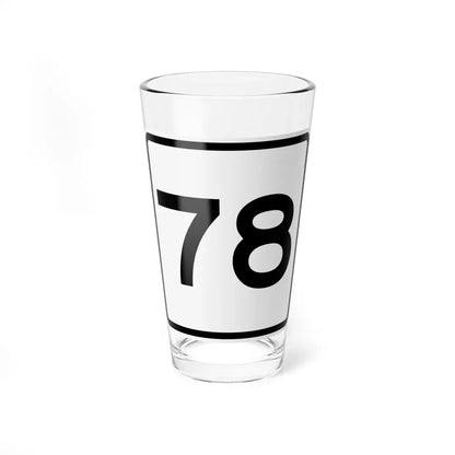 CR 78 jct OH (Ohio) (Road Sign) Pint Glass 16oz 16oz - Go Mug Yourself