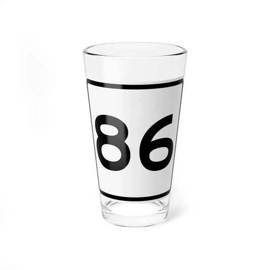 CR 86 jct OH (Ohio) (Road Sign) Pint Glass 16oz 16oz - Go Mug Yourself