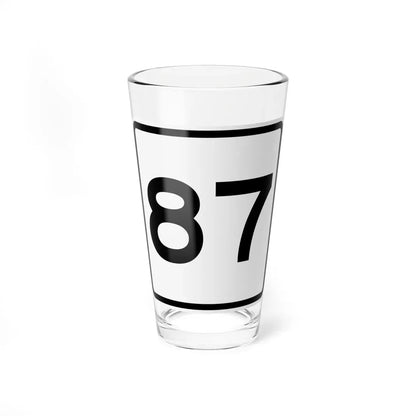 CR 87 jct OH (Ohio) (Road Sign) Pint Glass 16oz 16oz - Go Mug Yourself