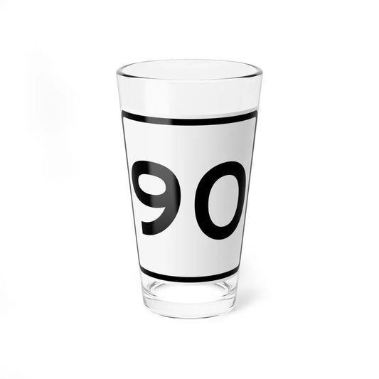 CR 90 jct OH (Ohio) (Road Sign) Pint Glass 16oz 16oz - Go Mug Yourself