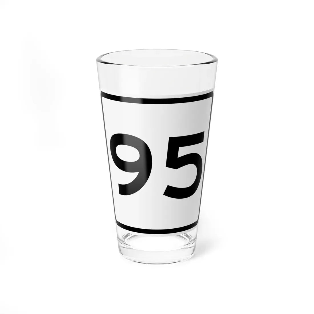 CR 95 jct OH (Ohio) (Road Sign) Pint Glass 16oz 16oz - Go Mug Yourself