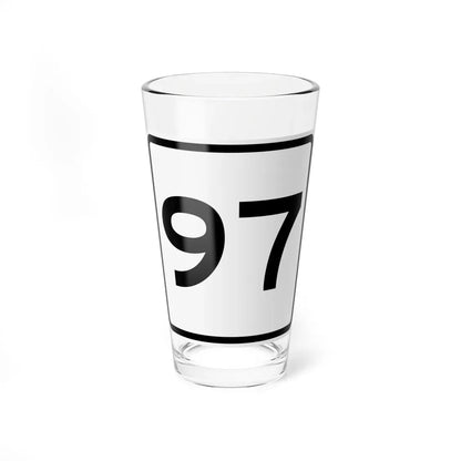 CR 97 jct OH (Ohio) (Road Sign) Pint Glass 16oz 16oz - Go Mug Yourself