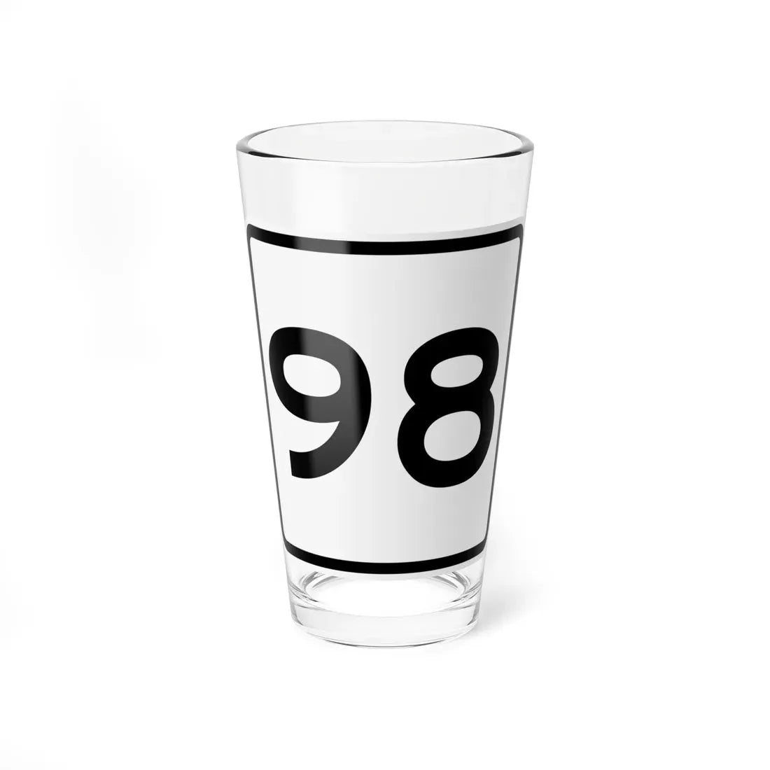 CR 98 jct OH (Ohio) (Road Sign) Pint Glass 16oz 16oz - Go Mug Yourself