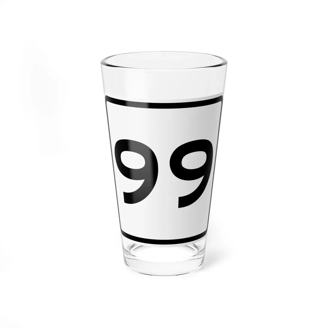 CR 99 jct OH (Ohio) (Road Sign) Pint Glass 16oz 16oz - Go Mug Yourself