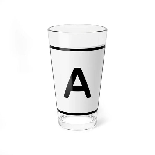 CR A jct OH (Ohio) (Road Sign) Pint Glass 16oz 16oz - Go Mug Yourself