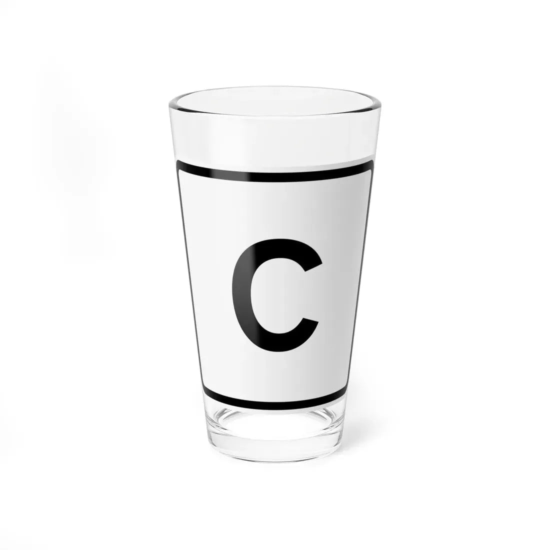 CR C jct OH (Ohio) (Road Sign) Pint Glass 16oz 16oz - Go Mug Yourself