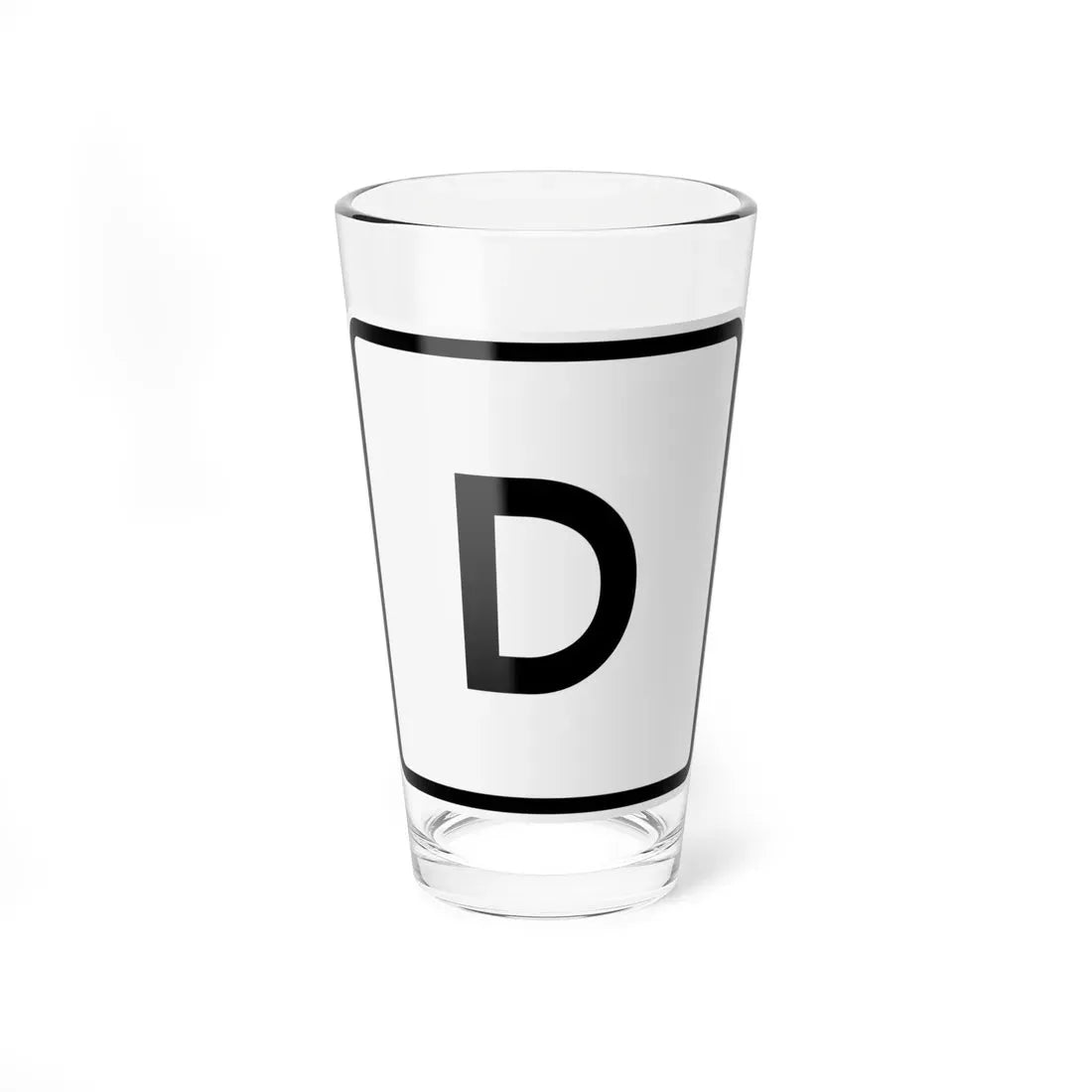 CR D jct OH (Ohio) (Road Sign) Pint Glass 16oz 16oz - Go Mug Yourself