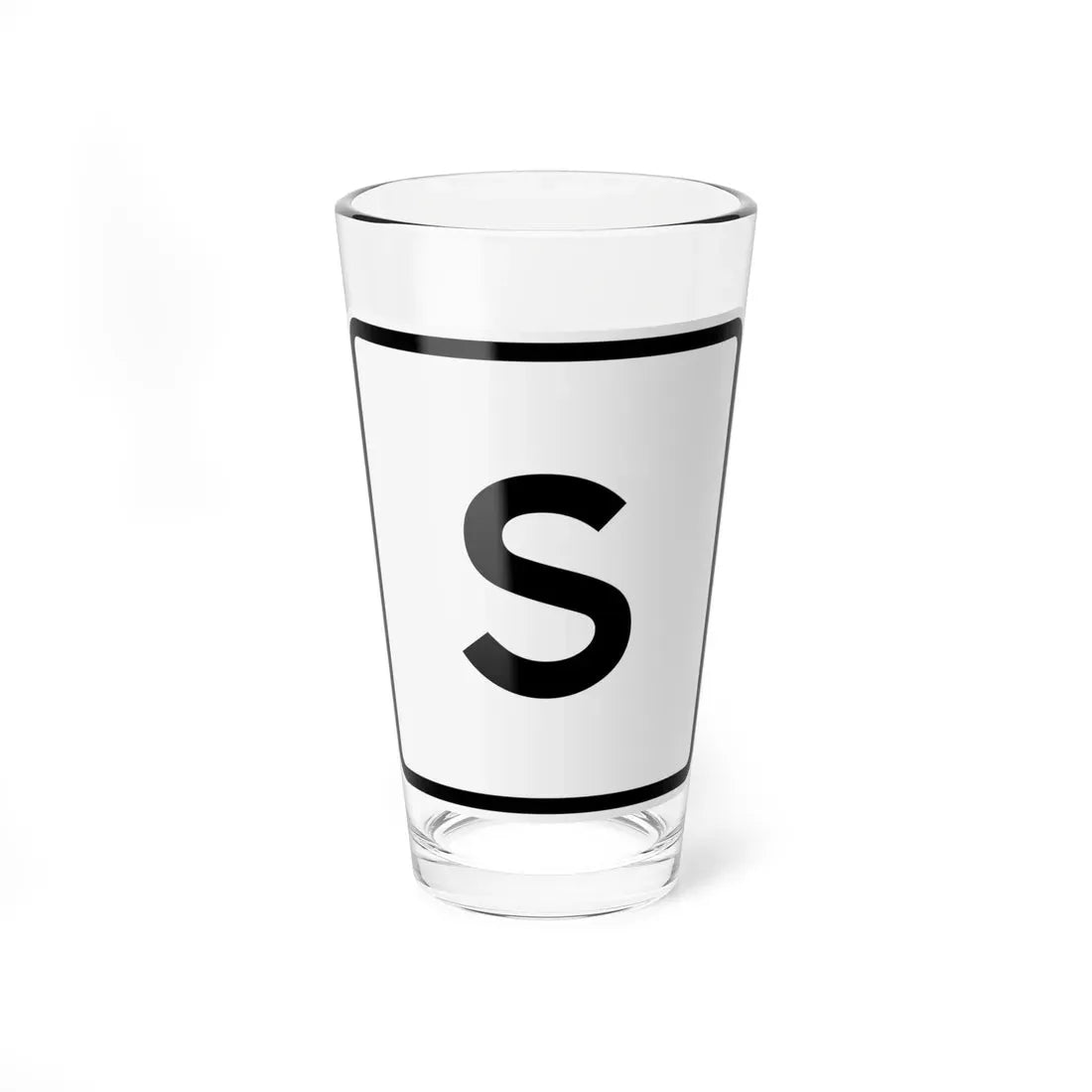 CR S jct OH (Ohio) (Road Sign) Pint Glass 16oz 16oz - Go Mug Yourself