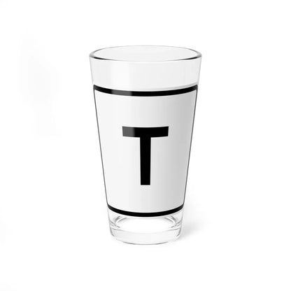 CR T jct OH (Ohio) (Road Sign) Pint Glass 16oz 16oz - Go Mug Yourself