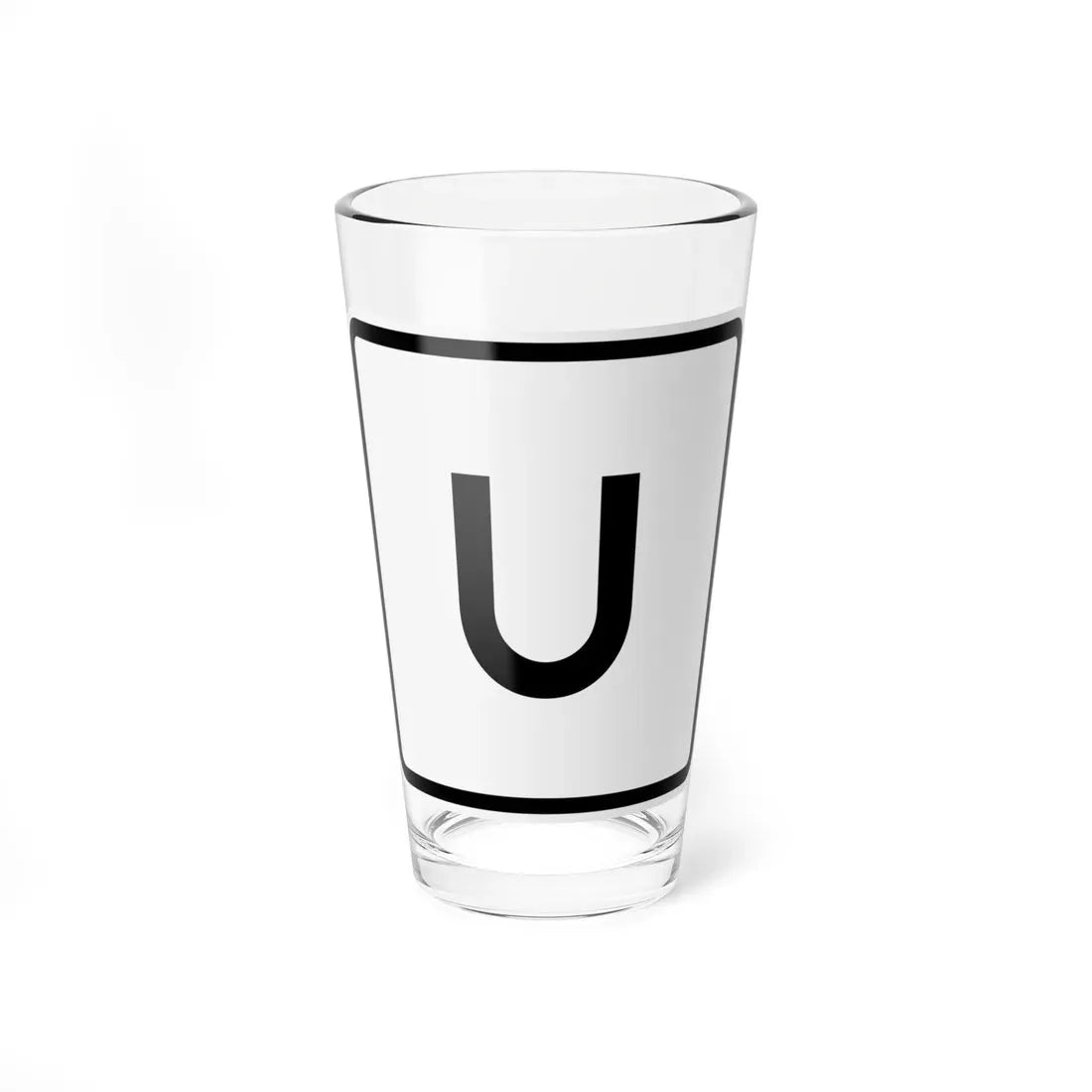 CR U jct OH (Ohio) (Road Sign) Pint Glass 16oz 16oz - Go Mug Yourself