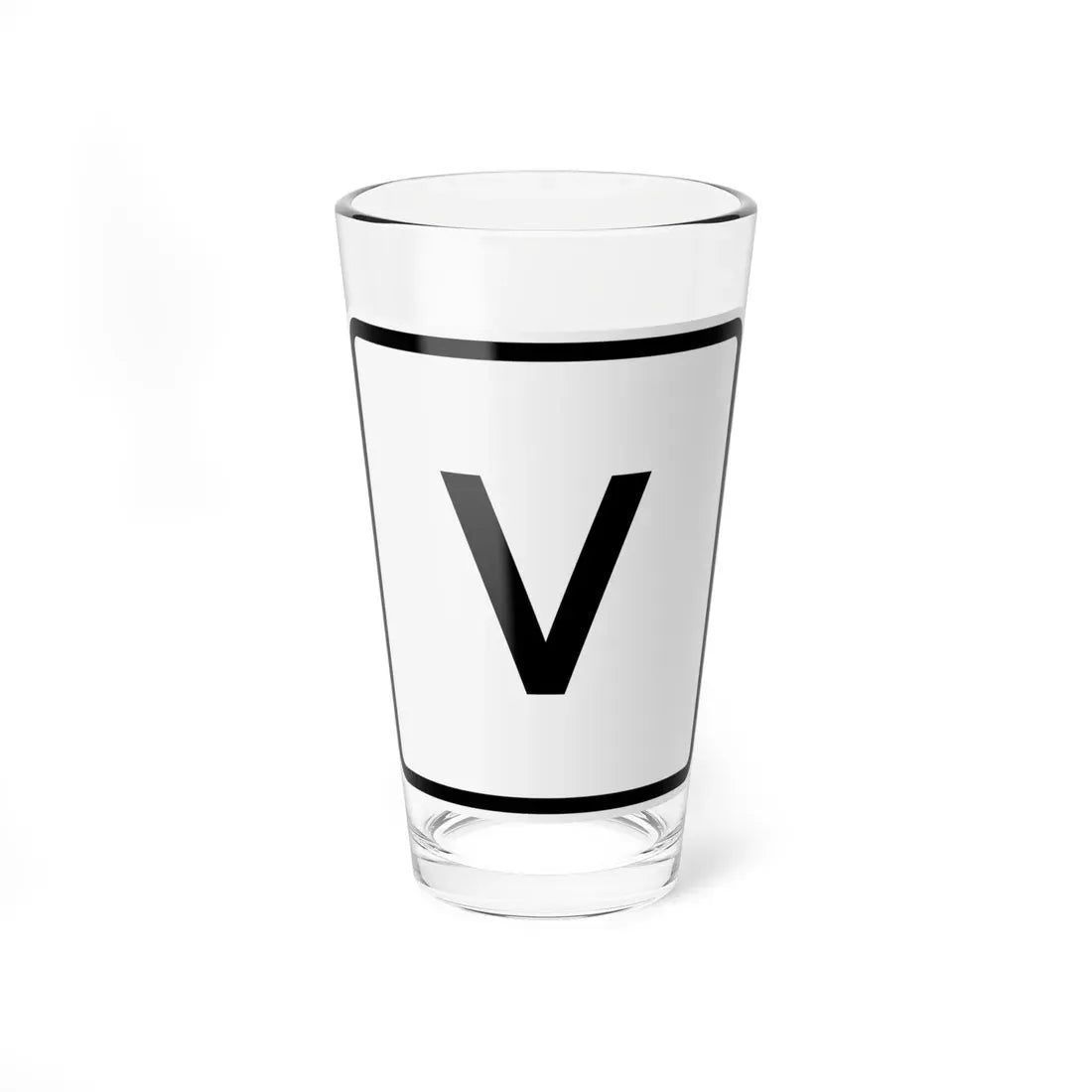 CR V jct OH (Ohio) (Road Sign) Pint Glass 16oz 16oz - Go Mug Yourself