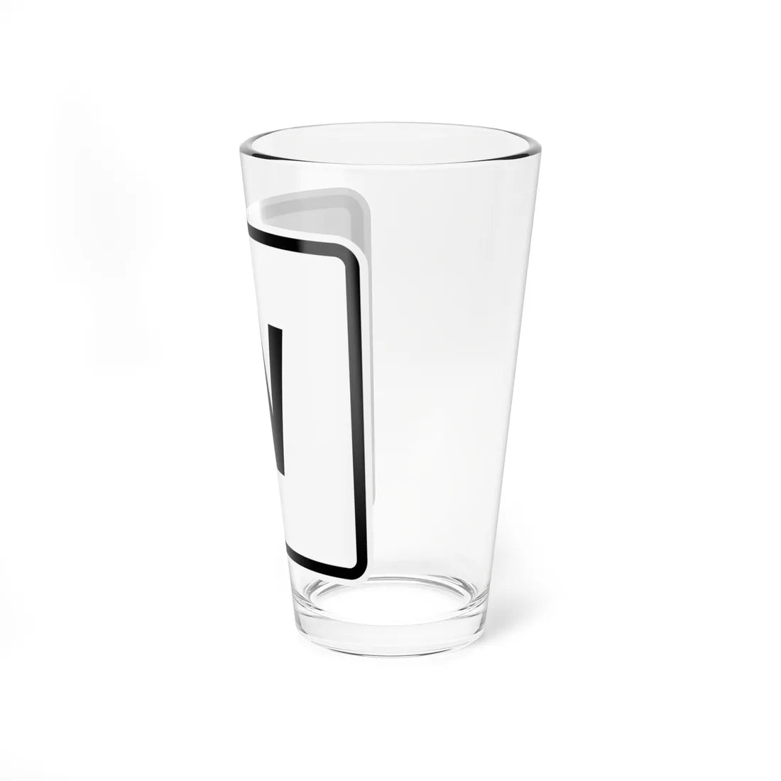 CR W jct OH (Ohio) (Road Sign) Pint Glass 16oz - Go Mug Yourself