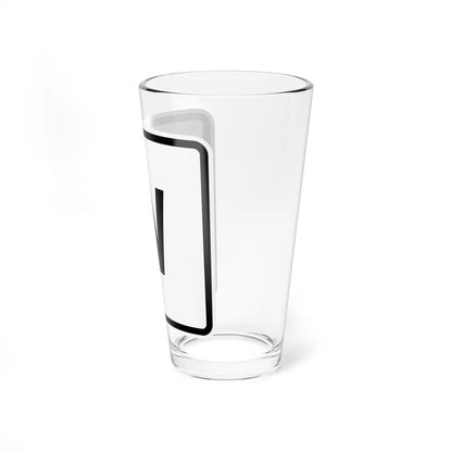 CR W jct OH (Ohio) (Road Sign) Pint Glass 16oz - Go Mug Yourself