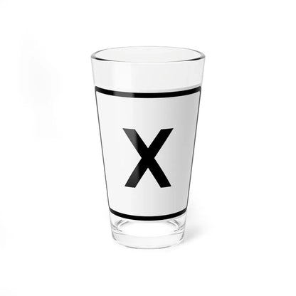 CR X jct OH (Ohio) (Road Sign) Pint Glass 16oz 16oz - Go Mug Yourself