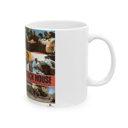 CRACK HOUSE (VHS COVER) - White Coffee Mug - Go Mug Yourself