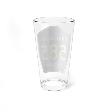 Craighead County Route 585 AR (Arkansas) (Road Sign) Pint Glass 16oz - Go Mug Yourself
