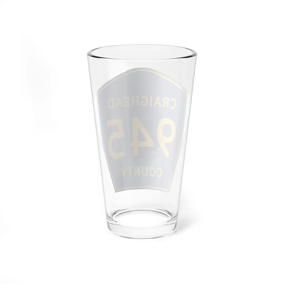 Craighead County Route 945 AR (Arkansas) (Road Sign) Pint Glass 16oz - Go Mug Yourself