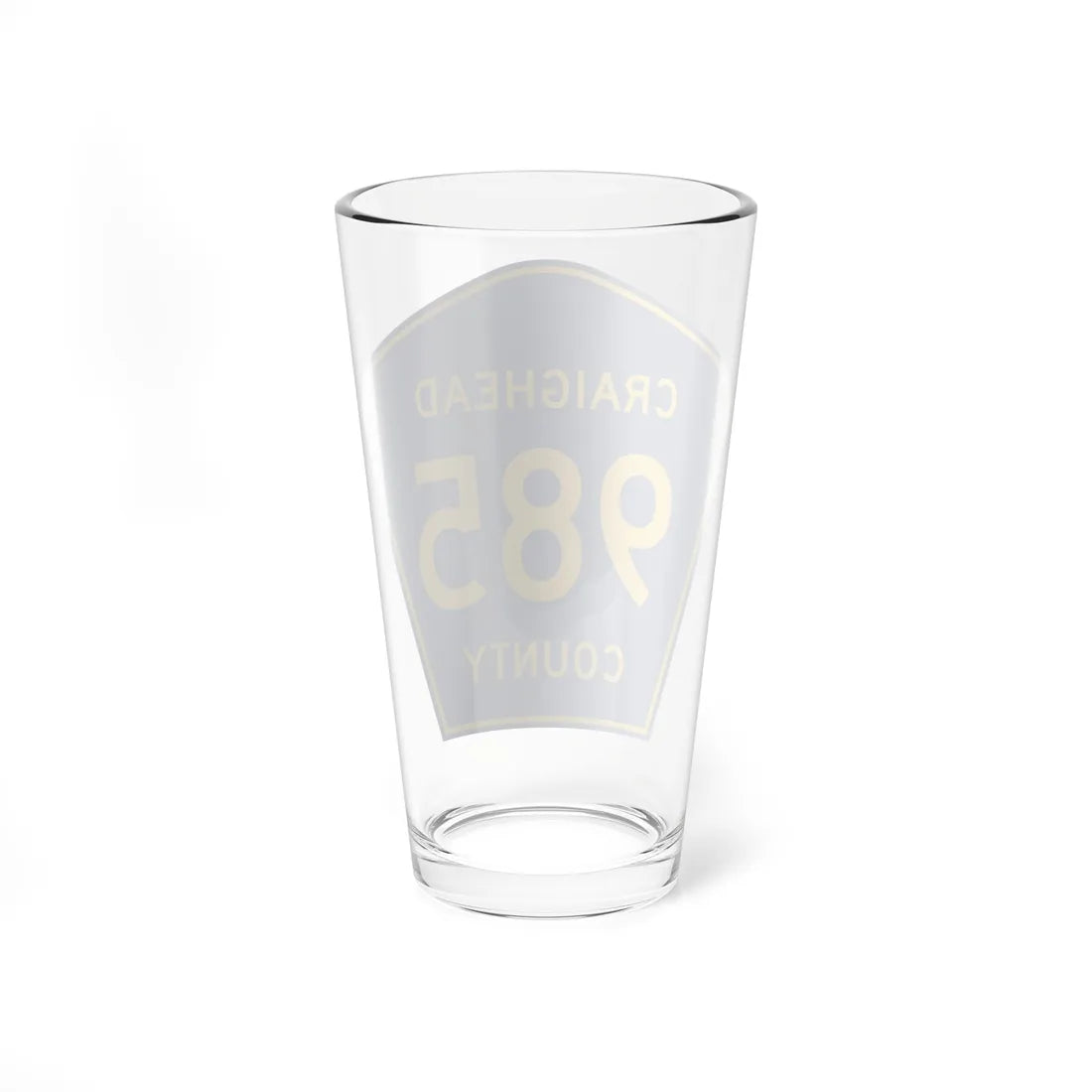 Craighead County Route 985 AR (Arkansas) (Road Sign) Pint Glass 16oz - Go Mug Yourself