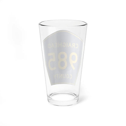 Craighead County Route 985 AR (Arkansas) (Road Sign) Pint Glass 16oz - Go Mug Yourself
