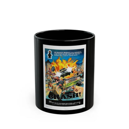 CRASH 1977 Movie Poster - Black Coffee Mug-11oz-Go Mug Yourself