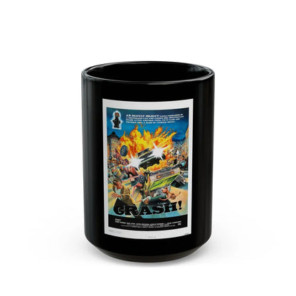 CRASH 1977 Movie Poster - Black Coffee Mug-15oz-Go Mug Yourself