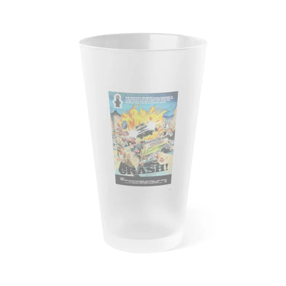 CRASH 1977 Movie Poster - Frosted Pint Glass 16oz-16oz-Frosted-Go Mug Yourself