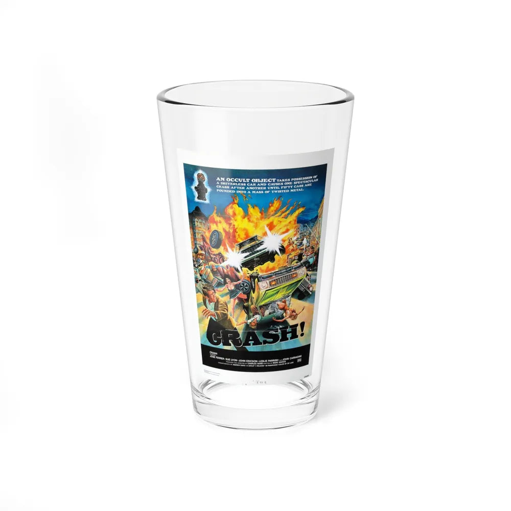 CRASH 1977 Movie Poster - Pint Glass 16oz-16oz-Go Mug Yourself