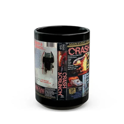 CRASH AND CRUNCH (VHS COVER) - Black Coffee Mug 15oz - Go Mug Yourself