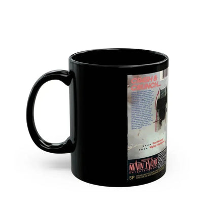 CRASH AND CRUNCH (VHS COVER) - Black Coffee Mug - Go Mug Yourself