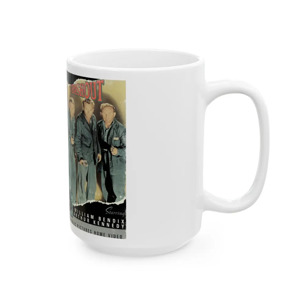 CRASHOUT (VHS COVER) - White Coffee Mug-Go Mug Yourself