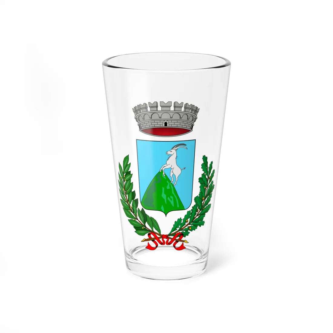 Cravanzana-Stemma (Italy) (Coat of Arms) Pint Glass 16oz 16oz - Go Mug Yourself