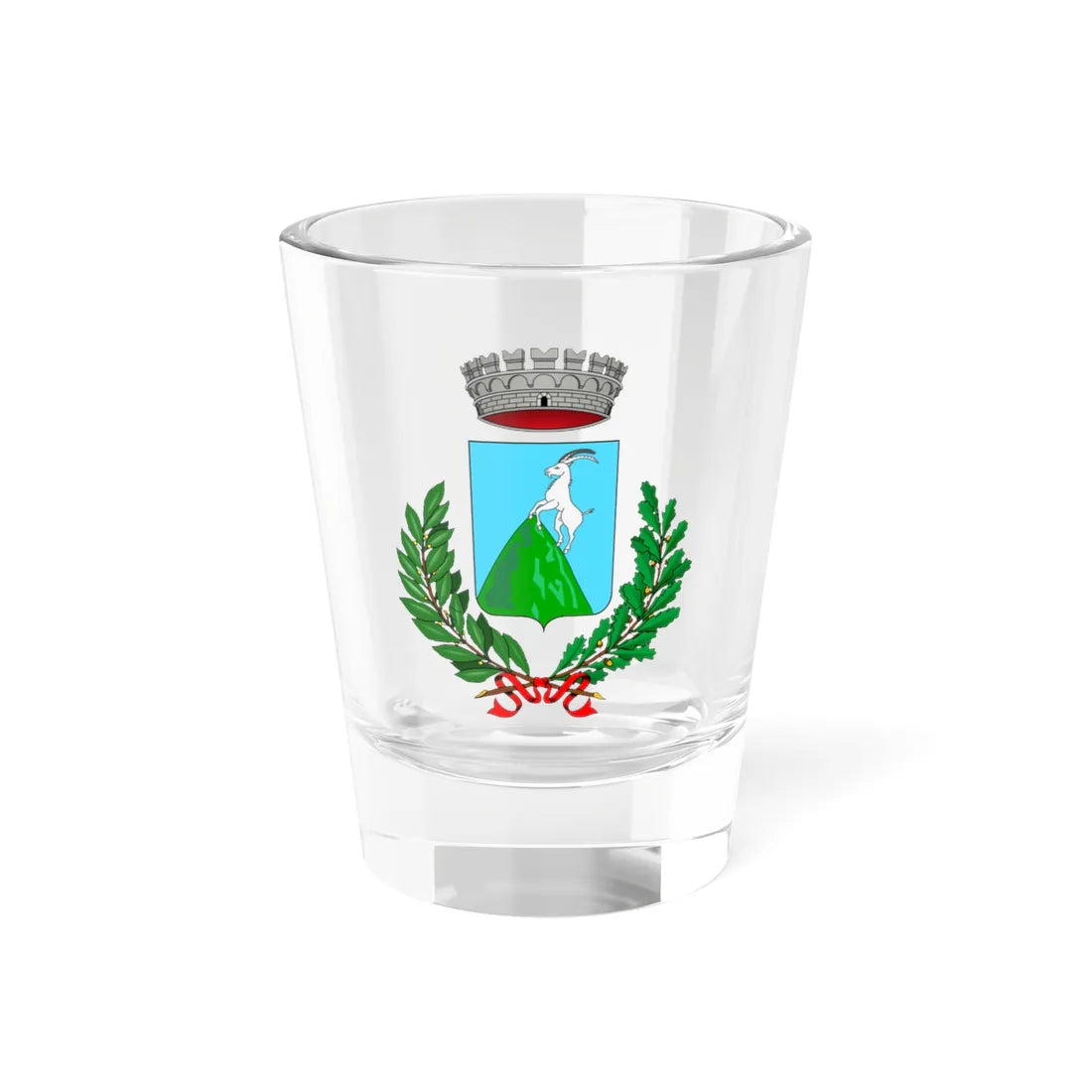 Cravanzana-Stemma (Italy) (Coat of Arms) Shot Glass 1.5oz 1.5oz - Go Mug Yourself